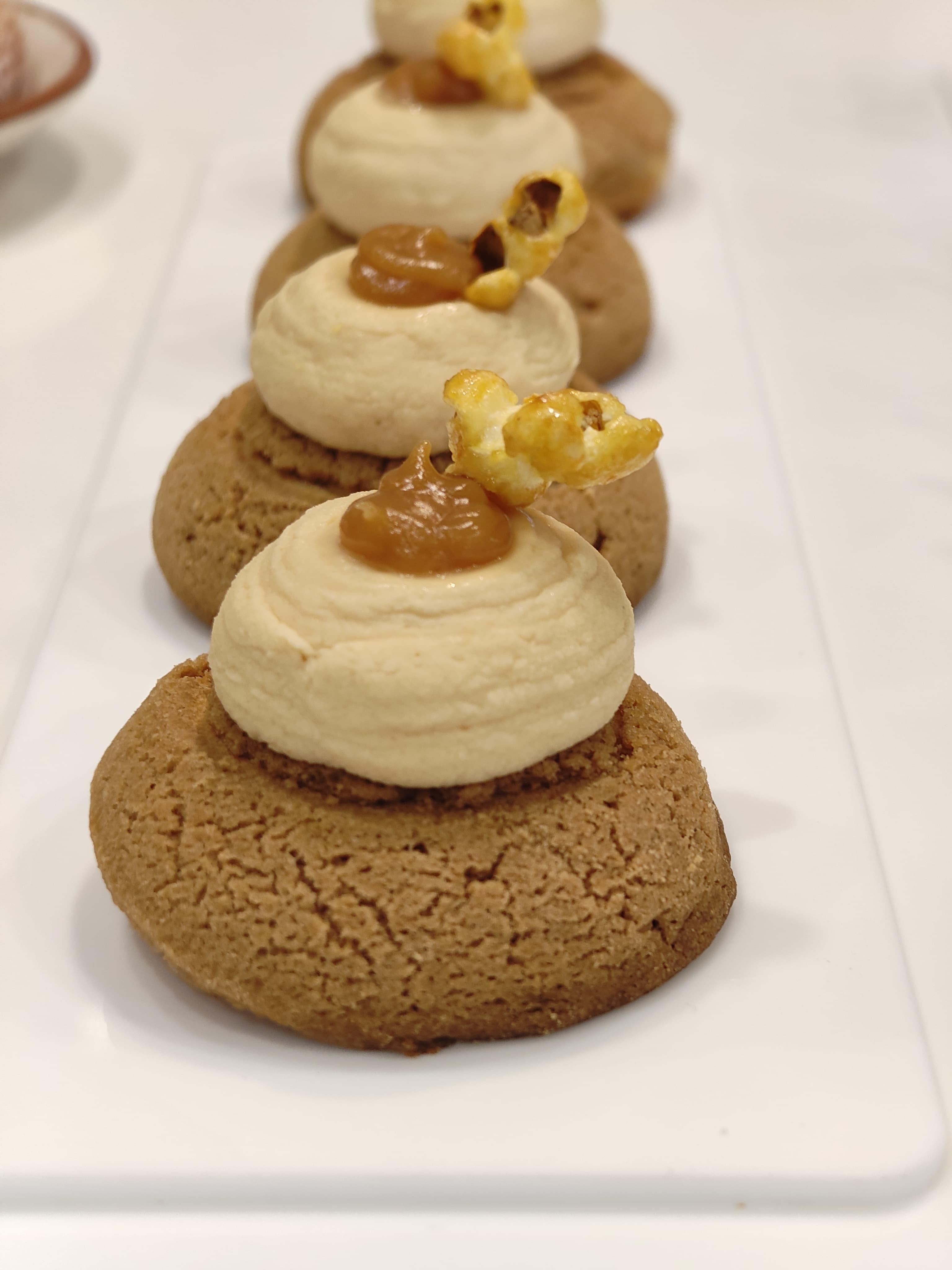 Popcorn Choux desserts
